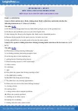 Đề thi học kì 1 Tiếng Anh 12 English Discovery - Đề số 5